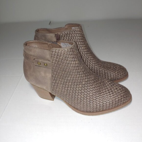 Sonoma Ortholite Eco Ankle Booties Fudge Brown Size 10M - Picture 1 of 7